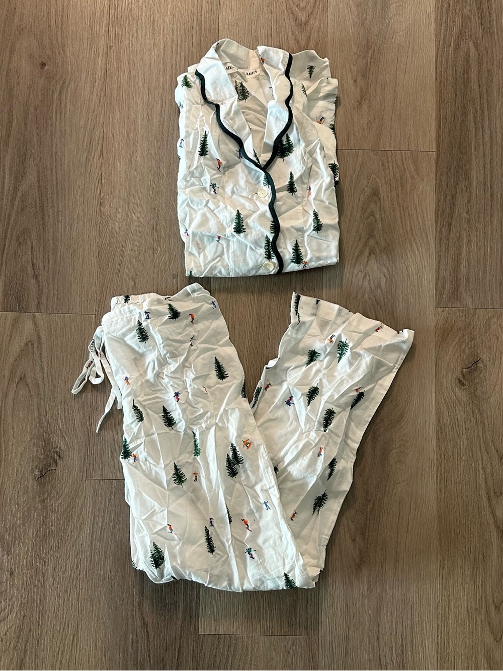 Heidi Carey ski christmas pj set